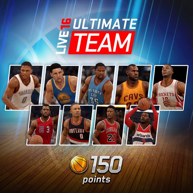 Front Cover for NBA Live 16: Ultimate Team - 150 Points (PlayStation 4) (download release)