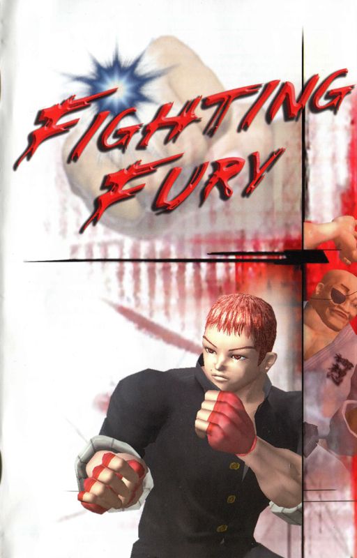 Manual for Fighting Fury (PlayStation 2): Front