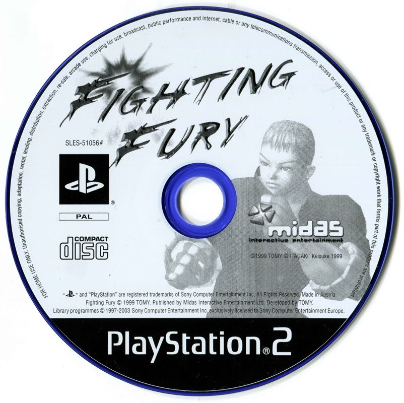 Media for Fighting Fury (PlayStation 2)