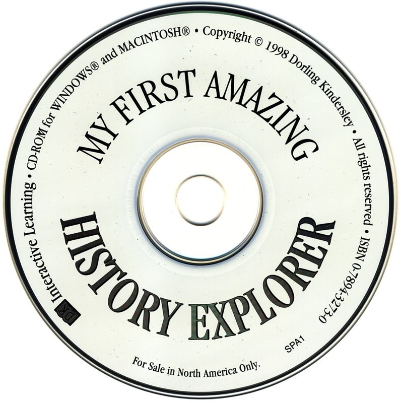 My First Amazing History Explorer cover or packaging material MobyGames