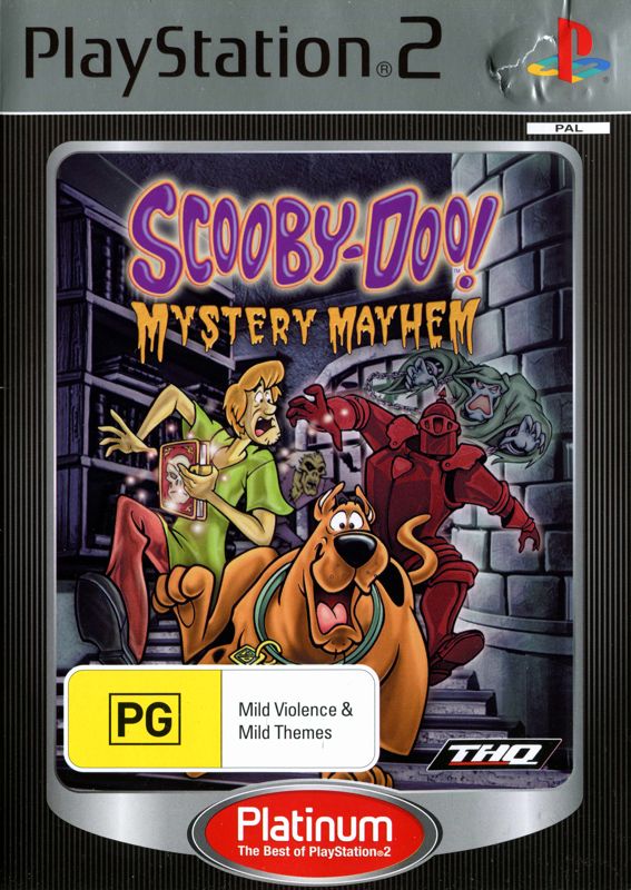 Front Cover for Scooby-Doo!: Mystery Mayhem (PlayStation 2) (Platinum release)