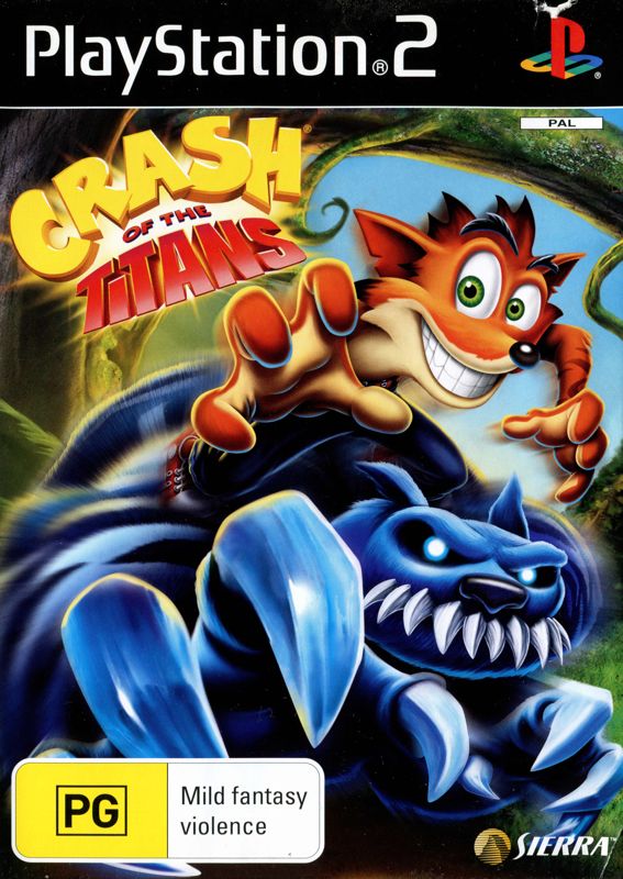 Front Cover for Crash of the Titans (PlayStation 2)