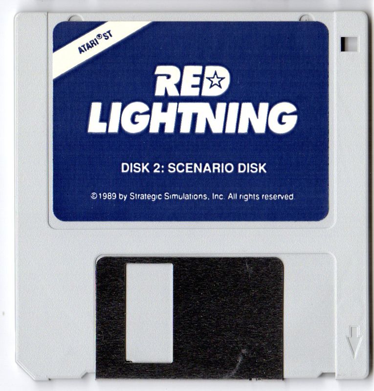 Media for Red Lightning (Atari ST): Disk 2