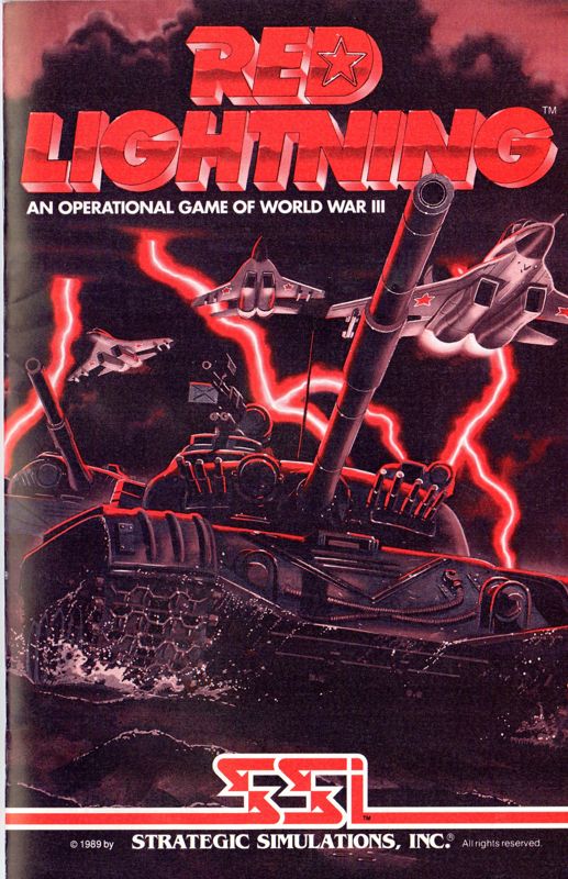 Manual for Red Lightning (Atari ST)