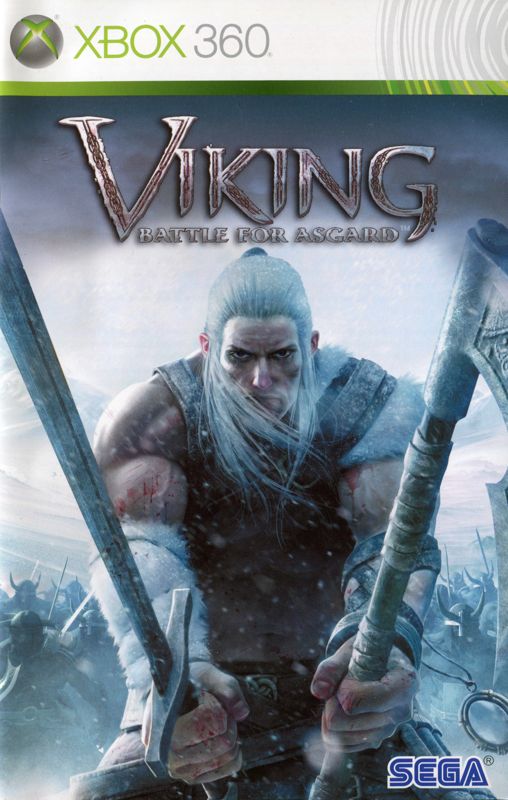 Manual for Viking: Battle for Asgard (Xbox 360): Front