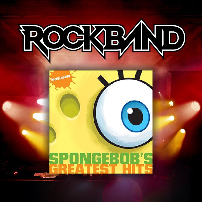 Front Cover for Rock Band: 'A Day Like This' - SpongeBob SquarePants (PlayStation 3 and PlayStation 4) (download release)