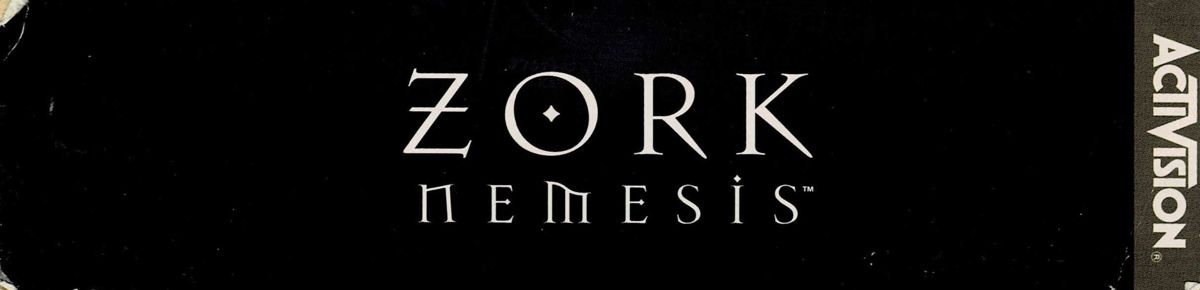 Spine/Sides for Zork Nemesis: The Forbidden Lands (DOS and Windows) (Soft Price release): Top