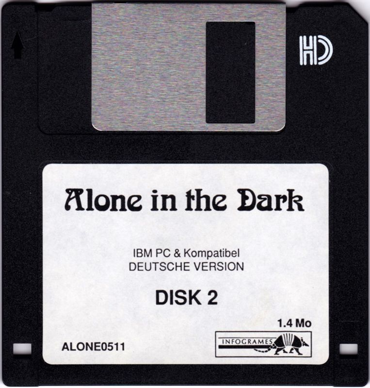 Media for Alone in the Dark (DOS): Disk 2/4