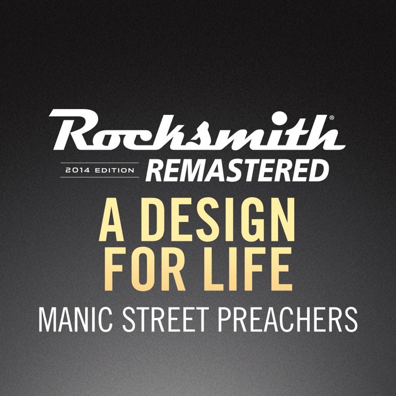 Front Cover for Rocksmith 2014 Edition: Remastered - Manic Street Preachers: A Design for Life (PlayStation 3 and PlayStation 4) (download release)