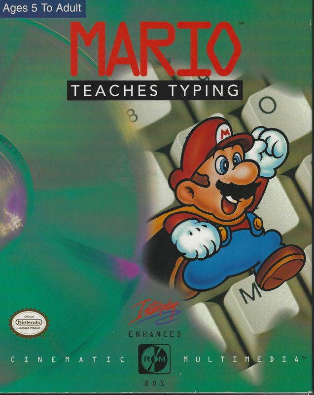 Mario Teaches Typing cover or packaging material - MobyGames