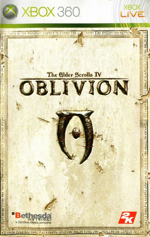 Manual for The Elder Scrolls IV: Oblivion (Xbox 360): Front