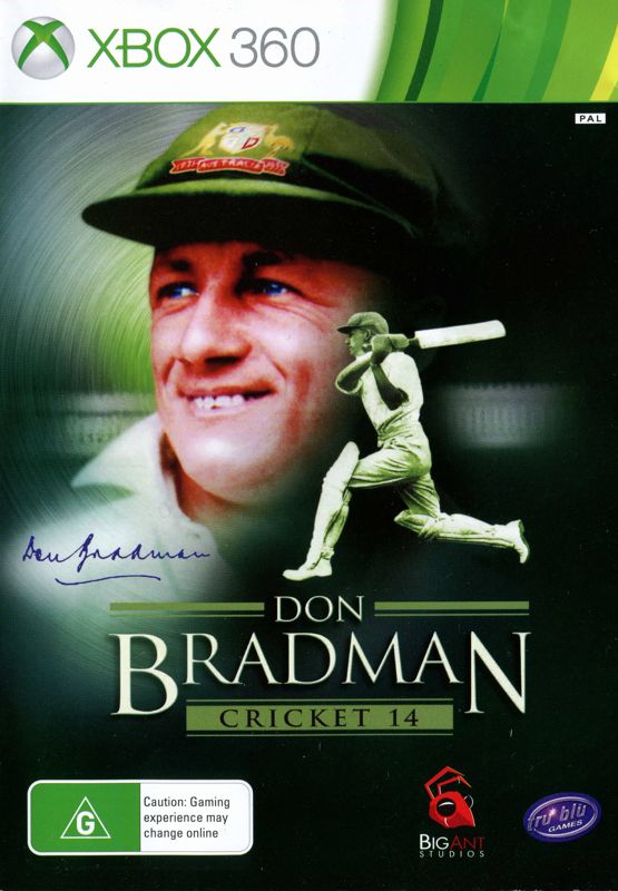 Front Cover for Don Bradman Cricket 14 (Xbox 360)