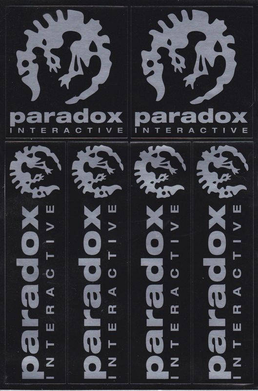 Extras for Penumbra: Black Plague (Windows): Sticker leaflet - Front