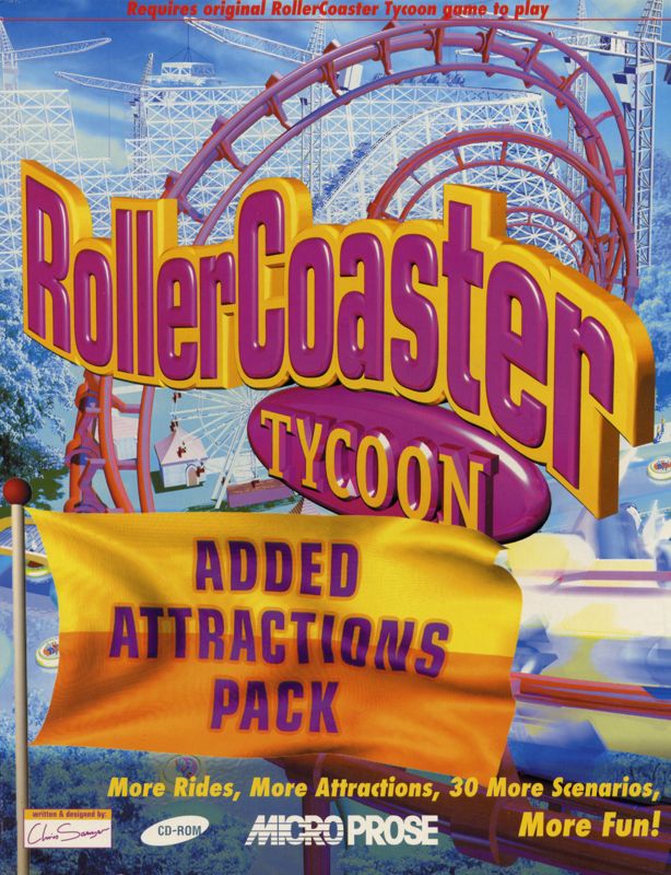 Front Cover for RollerCoaster Tycoon: Corkscrew Follies (Windows)