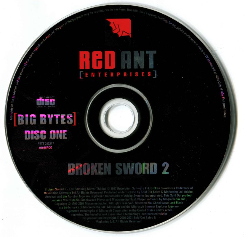 Media for Broken Sword: The Smoking Mirror (Windows) (Big Bytes release): Disc 1