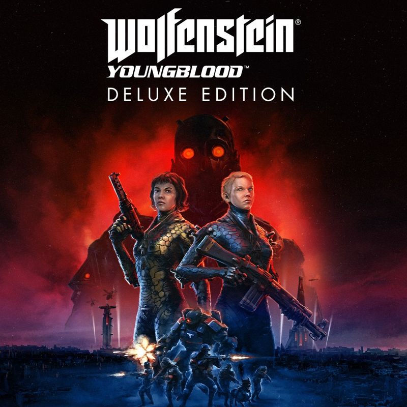 Front Cover for Wolfenstein: Youngblood (Deluxe Edition) (PlayStation 4) (download release)