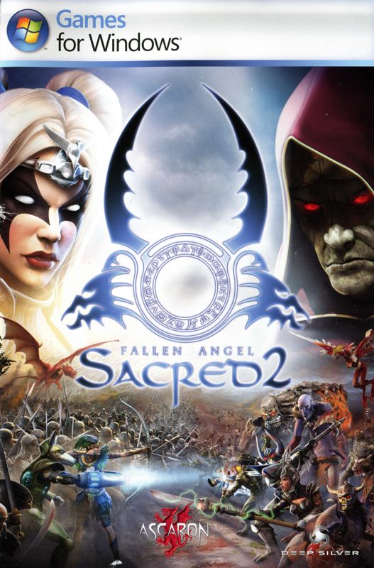 Manual for Sacred 2: Fallen Angel (Windows) (International English release): Front