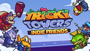 Front Cover for Tricky Towers: Indie Friends (Nintendo Switch) (download release)