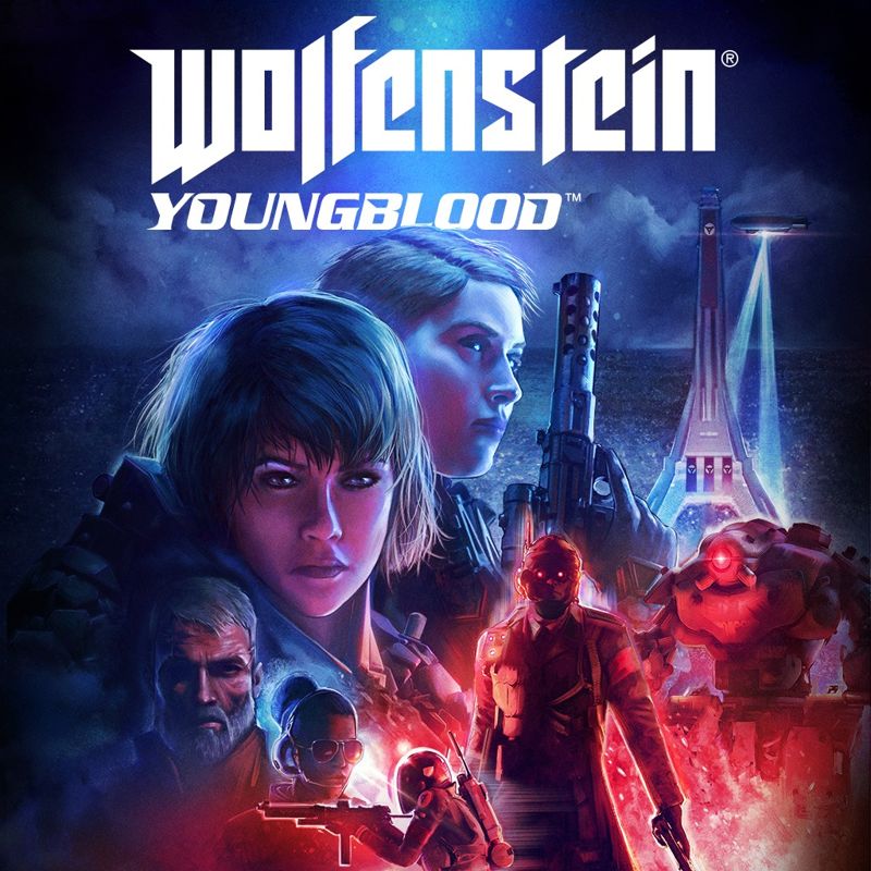 Front Cover for Wolfenstein: Youngblood (PlayStation 4) (download release)