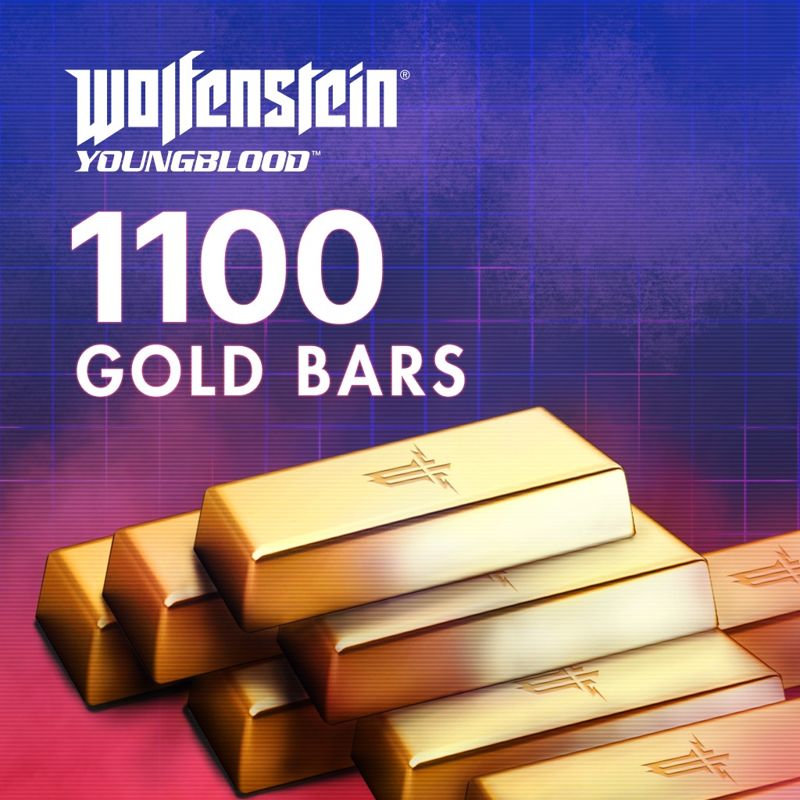Front Cover for Wolfenstein: Youngblood - 1100 Gold Bars (PlayStation 4) (download release)