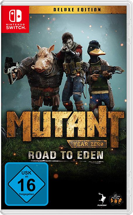 Front Cover for Mutant Year Zero: Road to Eden - Deluxe Edition (Nintendo Switch) (download release)