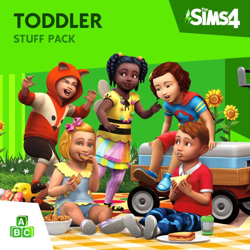 Front Cover for The Sims 4: Toddler Stuff (PlayStation 4) (download release)