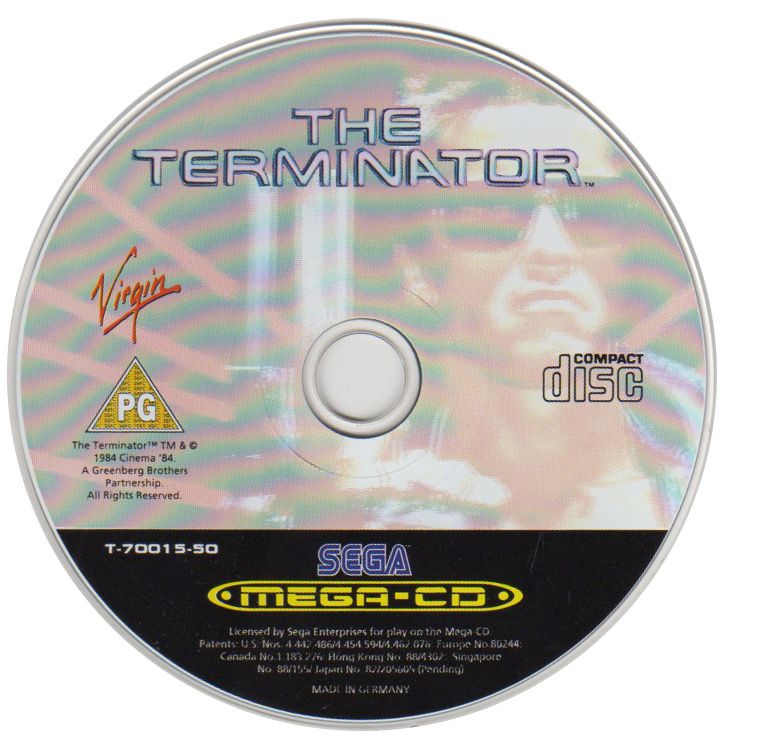 Media for The Terminator (SEGA CD)