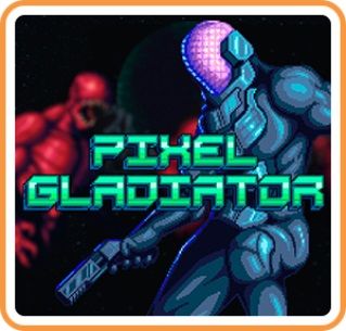 Front Cover for Pixel Gladiator (Nintendo Switch) (download release): 1st version