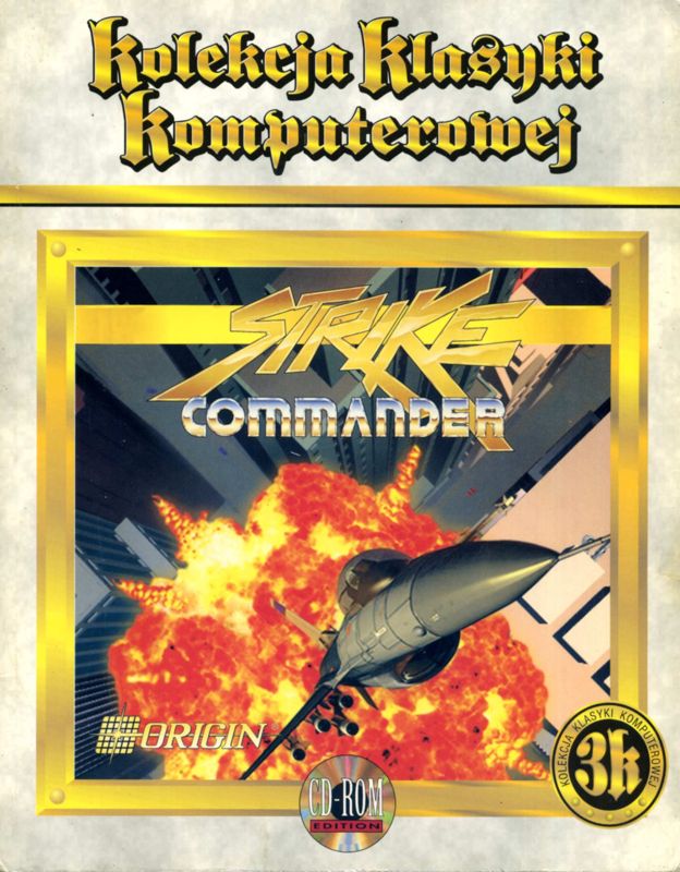 Front Cover for Strike Commander: CD-ROM Edition (DOS) (Kolekcja Klasyki Komputerowej release)