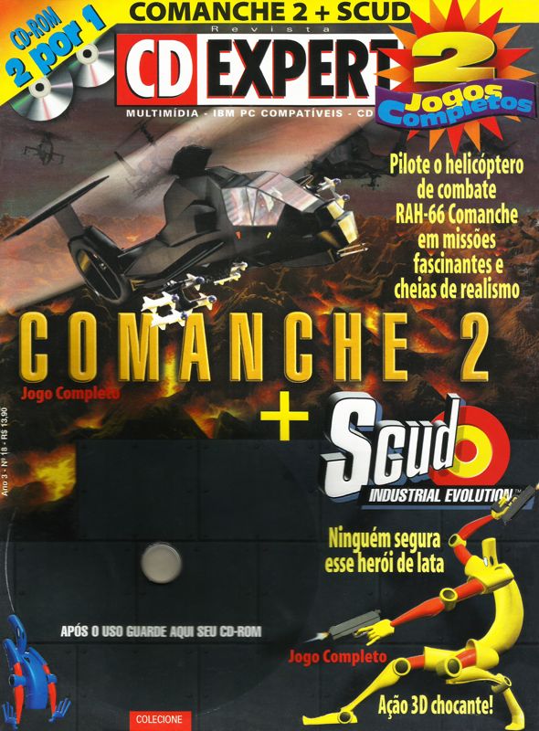 Front Cover for Comanche 2 (DOS) (CD Expert 07/1998 covermount)