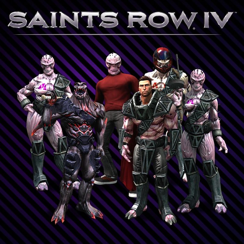 Front Cover for Saints Row IV: Zinyak Attack Pack (PlayStation 3) (download release)