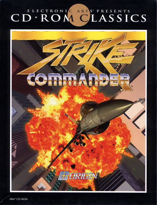 Front Cover for Strike Commander: CD-ROM Edition (DOS) (EA CD-ROM Classics release)