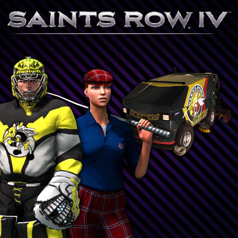 Front Cover for Saints Row IV: Game On Pack (PlayStation 3) (download release)
