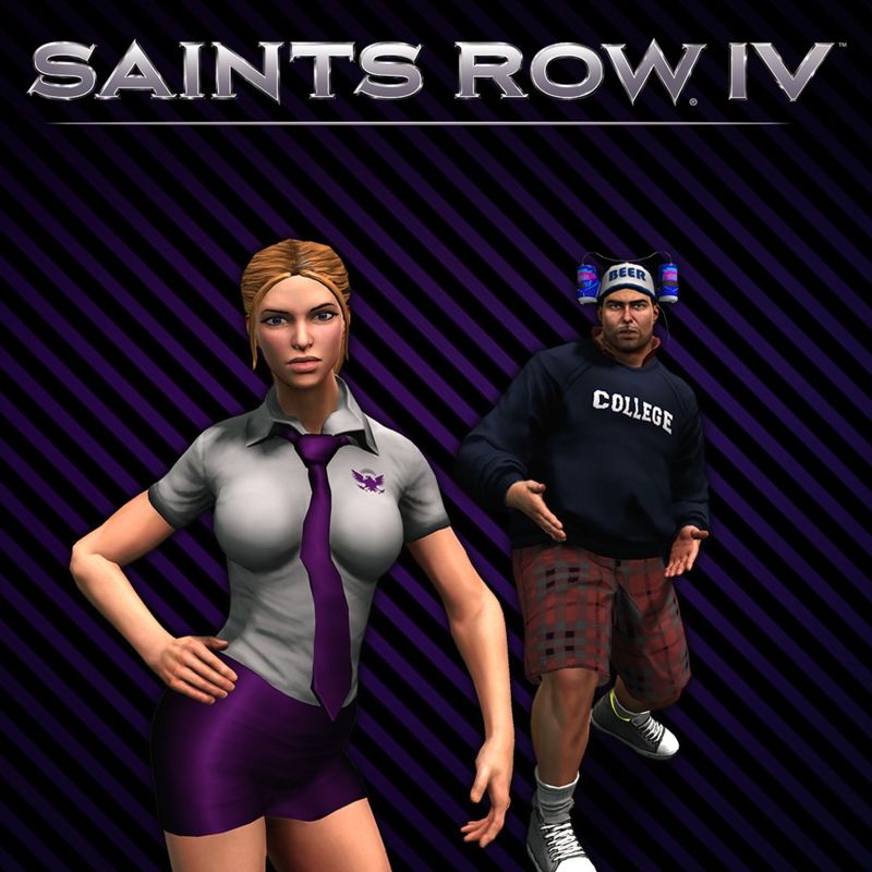 Front Cover for Saints Row IV: College Daze Pack (PlayStation 3) (download release)
