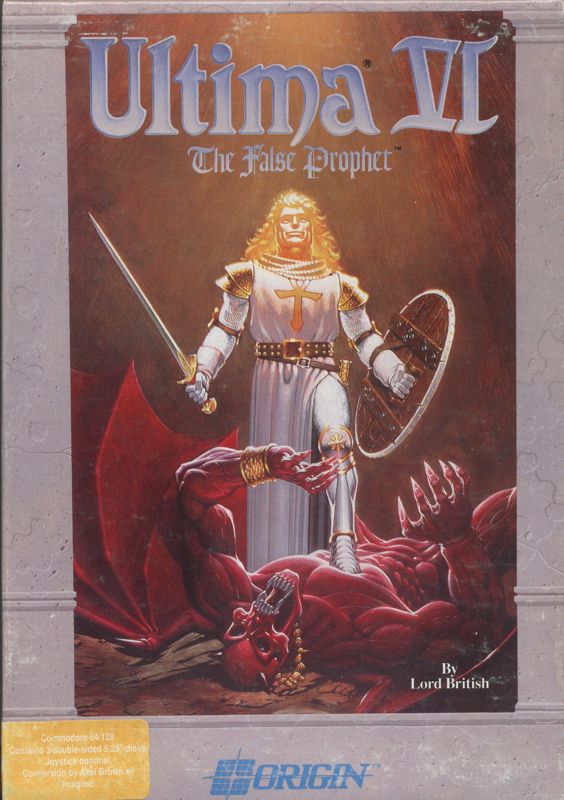Front Cover for Ultima VI: The False Prophet (Commodore 64)