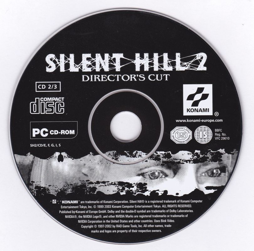 Media for Silent Hill 2: Restless Dreams (Windows): Disc 2