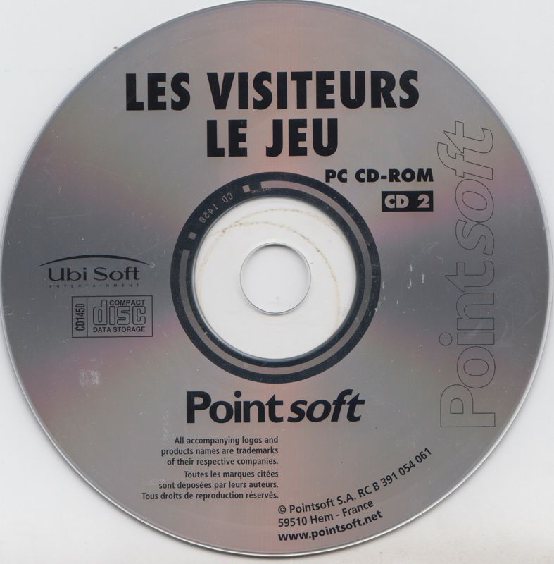 Media for Les Visiteurs: Le Jeu (Windows) (Back to Games release): Disc 2