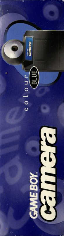 Spine/Sides for Game Boy Camera (included games) (Game Boy) (Blue camera): Left