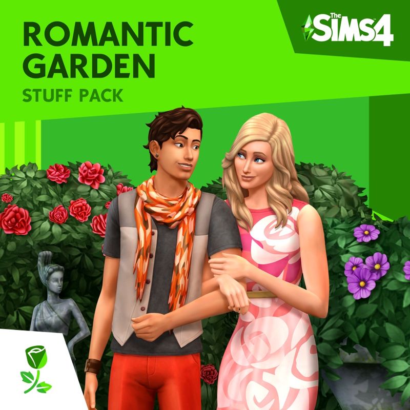 Front Cover for The Sims 4: Romantic Garden Stuff (PlayStation 4) (download release)
