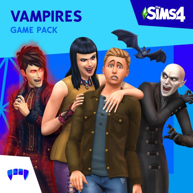 Front Cover for The Sims 4: Vampires (PlayStation 4) (download release)