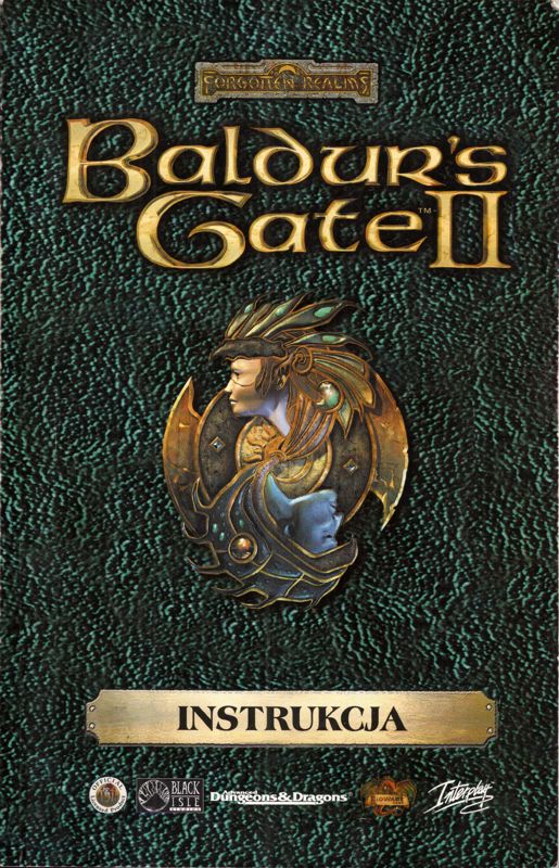 Manual for Baldur's Gate: 4 in 1 Boxset (Windows): Baldur's Gate II - Front