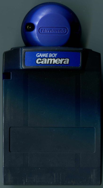 Hardware for Game Boy Camera (included games) (Game Boy) (Blue camera): Game Boy Camera - rear