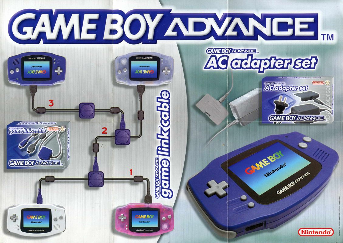 Advertisement for Game Boy Camera (included games) (Game Boy) (Blue camera): Back