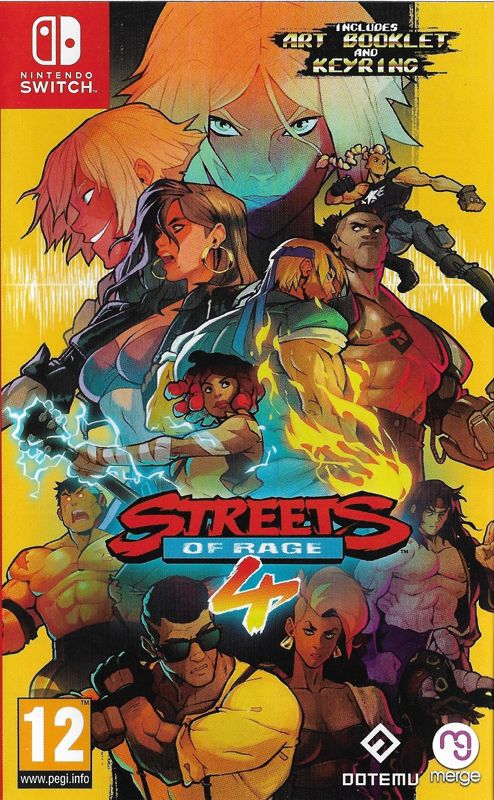 Front Cover for Streets of Rage 4 (Nintendo Switch)