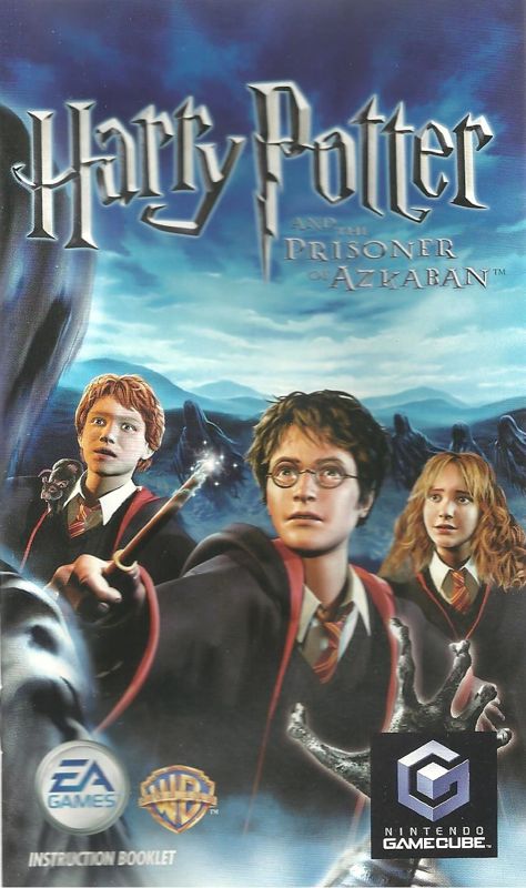 Manual for Harry Potter and the Prisoner of Azkaban (GameCube): Front