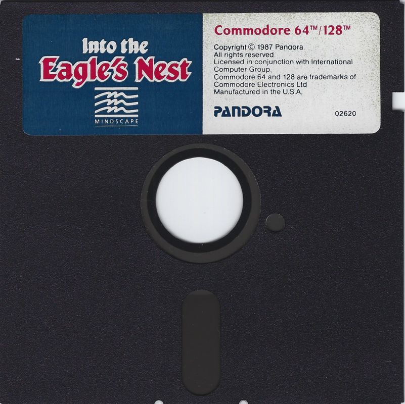 Media for Into the Eagle's Nest (Commodore 64)