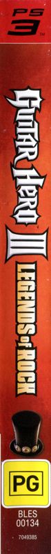 Other for Guitar Hero III: Legends of Rock (PlayStation 3) (Bundled with guitar controllers): Keepcase - spine