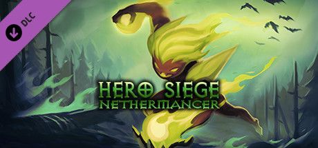 Front Cover for Hero Siege: Nethermancer (Linux and Macintosh and Windows) (Steam release): New cover art, including game title