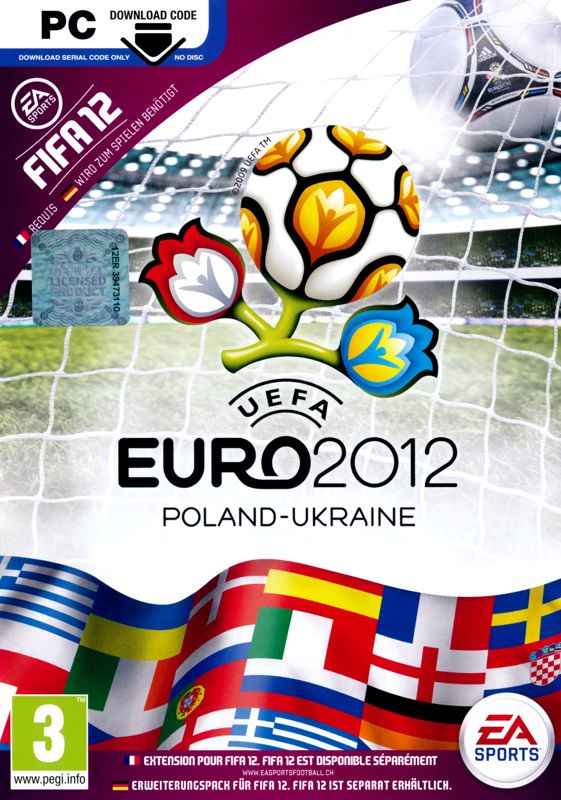 Front Cover for UEFA Euro 2012 (Windows)