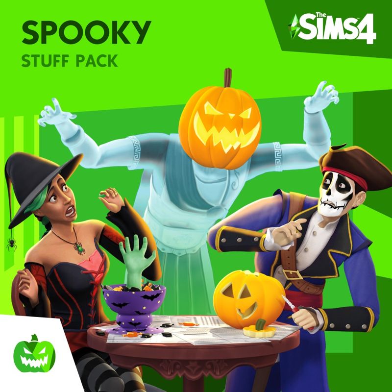 Front Cover for The Sims 4: Spooky Stuff (PlayStation 4) (download release)